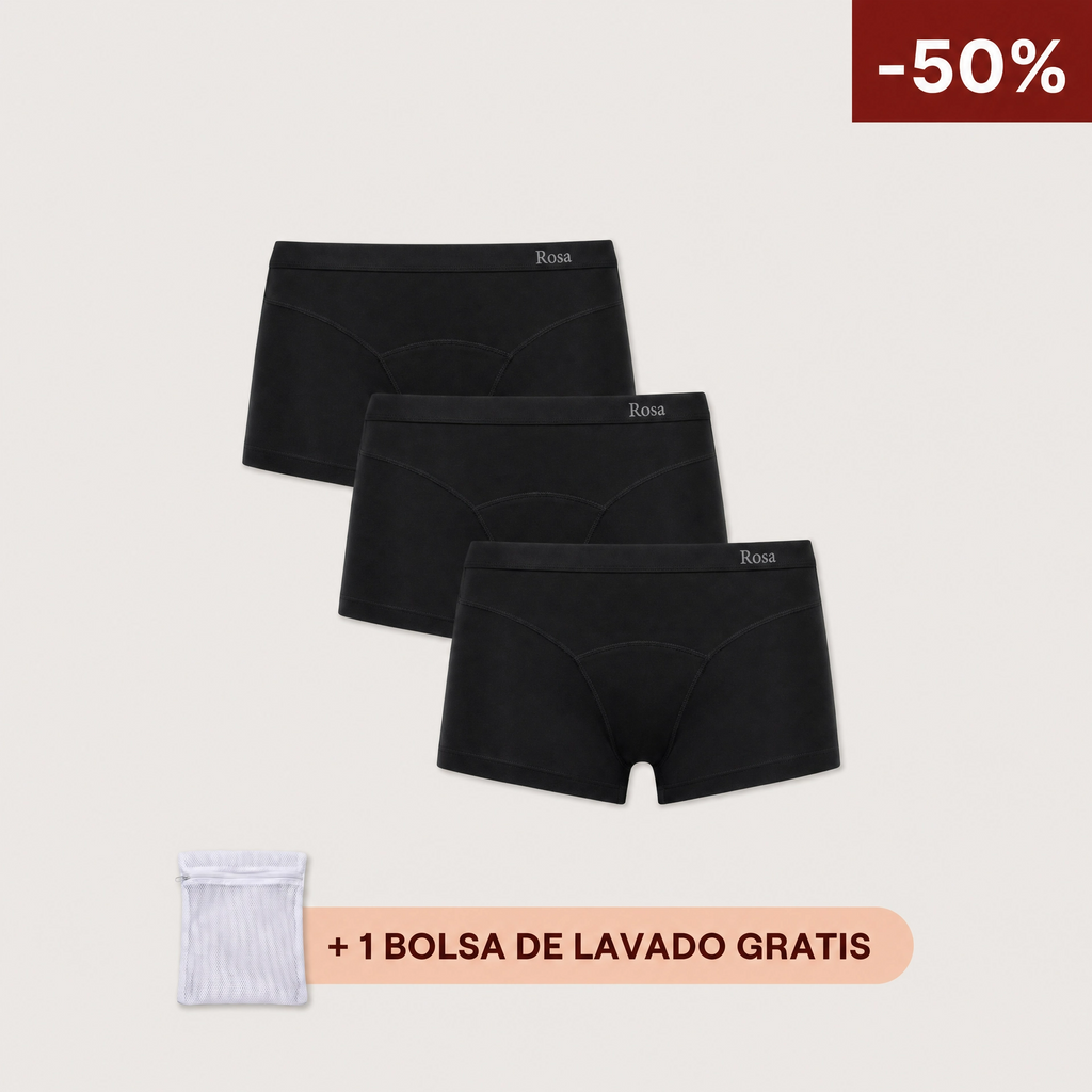 Rosa's Boxer — Boxer Antifugas (Pack de 3)