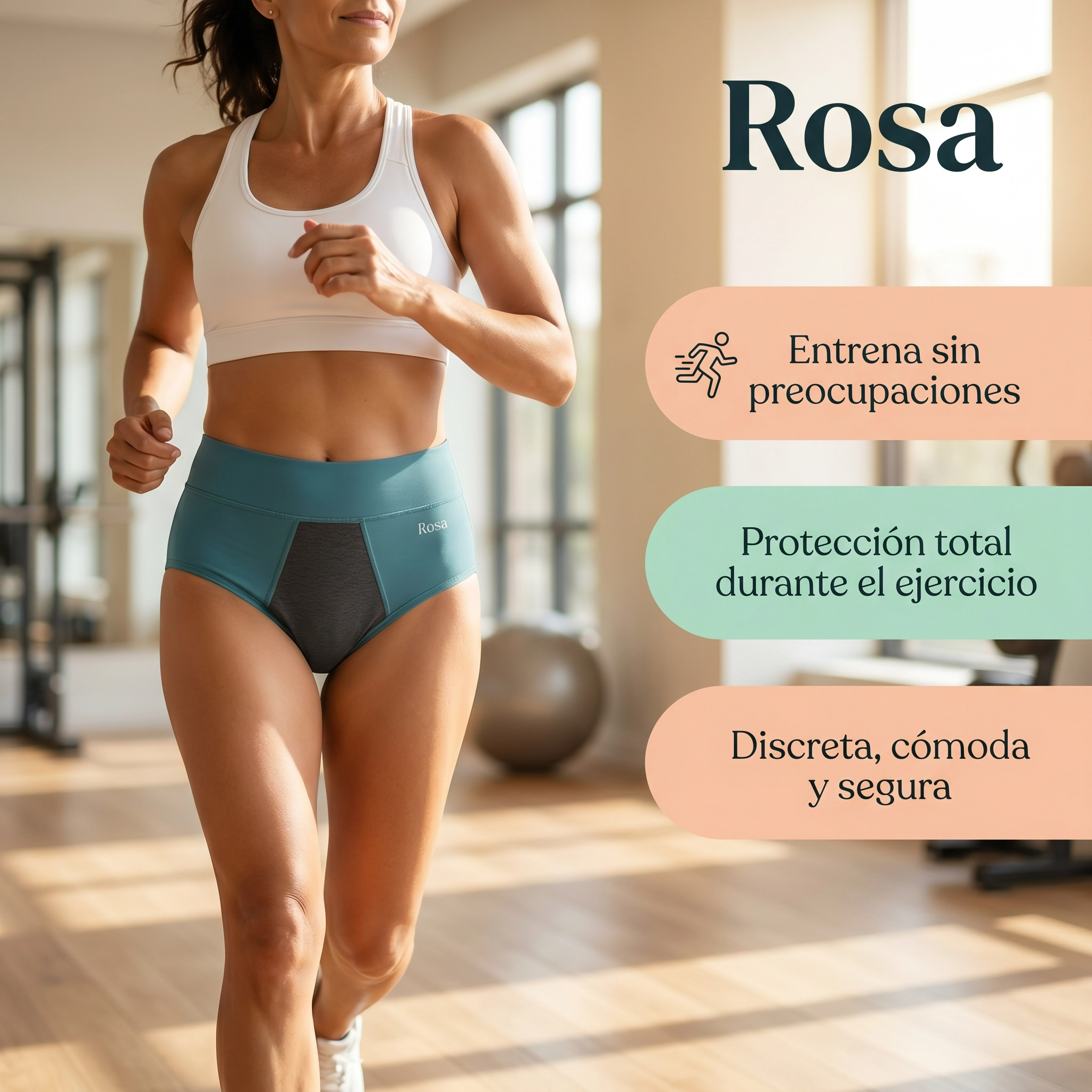Rosa's Activa — Bragas Antifugas Deportivas (Pack de 5)