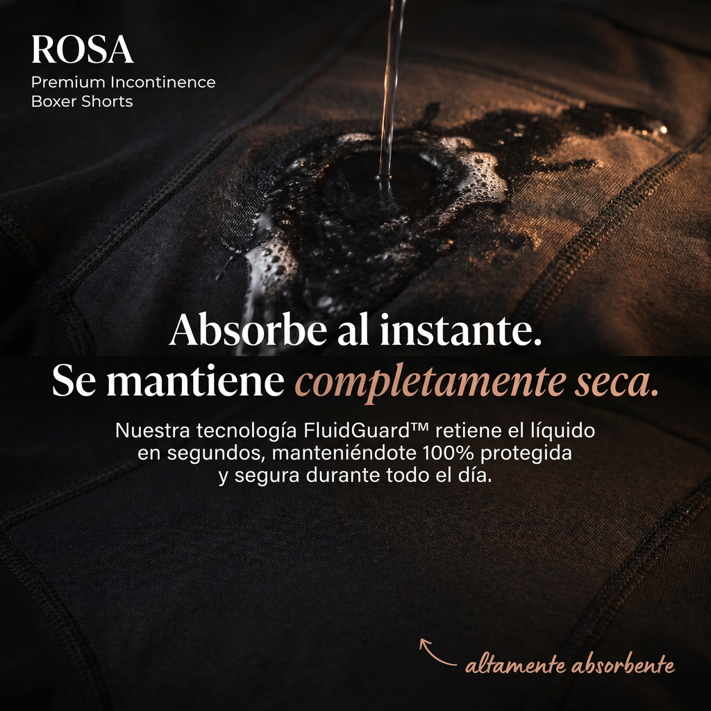 Rosa's Alta — Bragas Antifugas Cintura Alta (Pack de 5)