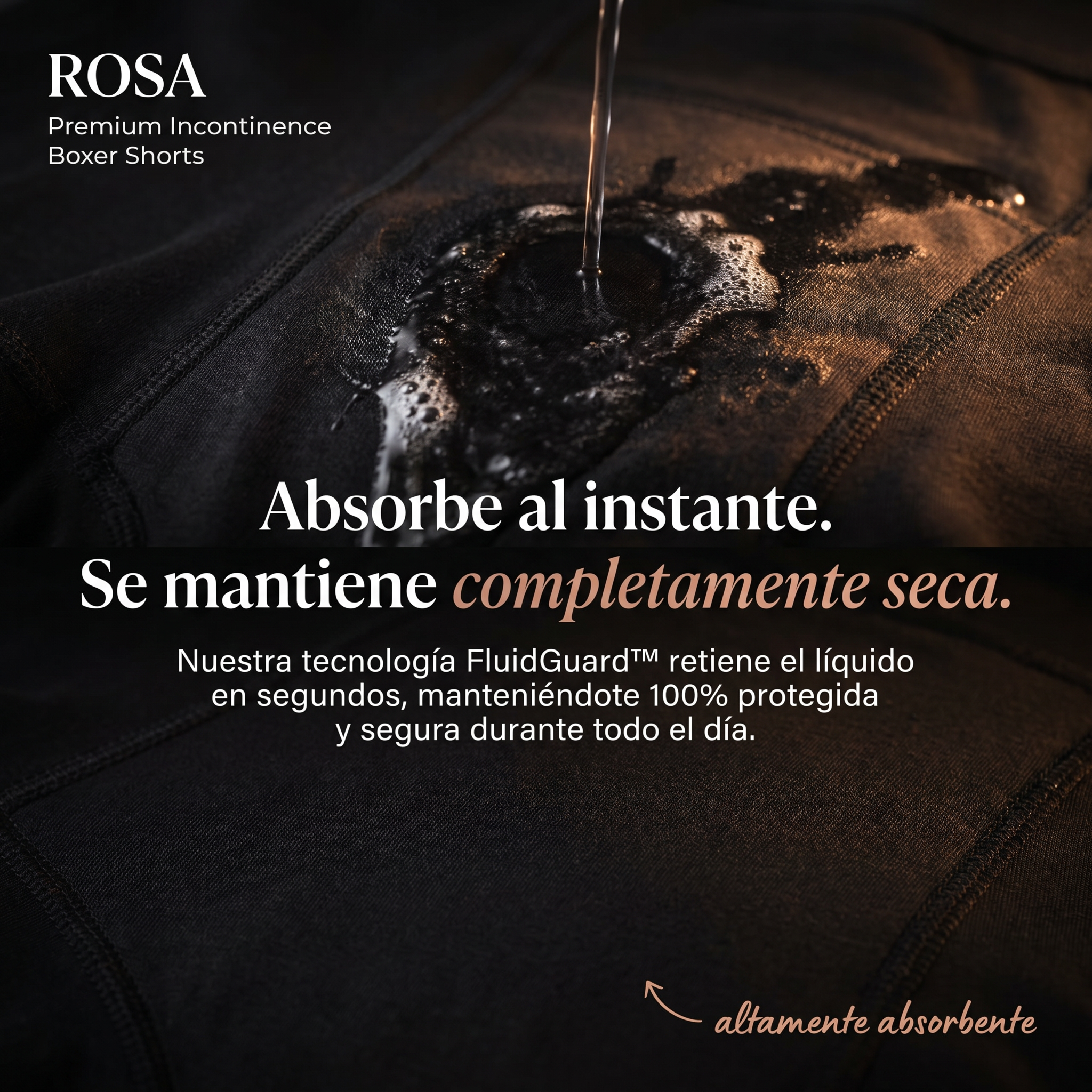 Rosa's Alta — Bragas Antifugas Cintura Alta (Pack de 5)
