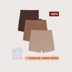 Rosa's Alta — Bragas Antifugas Cintura Alta (Pack de 3)
