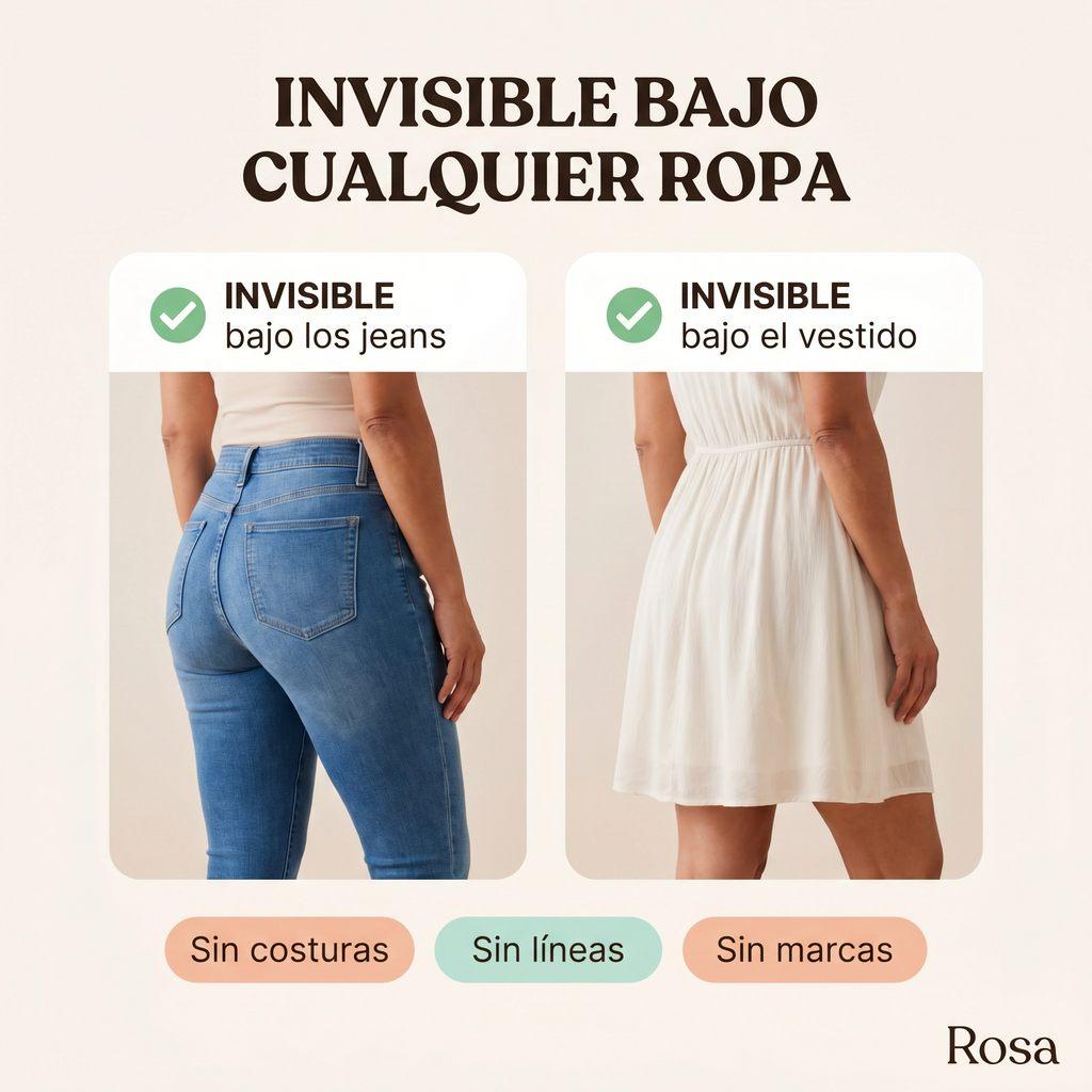 Rosa's Invisible — Bragas Antifugas Sin Costuras (Pack de 5)