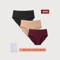 Rosa's Invisible — Bragas Antifugas Sin Costuras (Pack de 3)