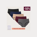 Rosa's Invisible — Bragas Antifugas Sin Costuras (Pack de 5)