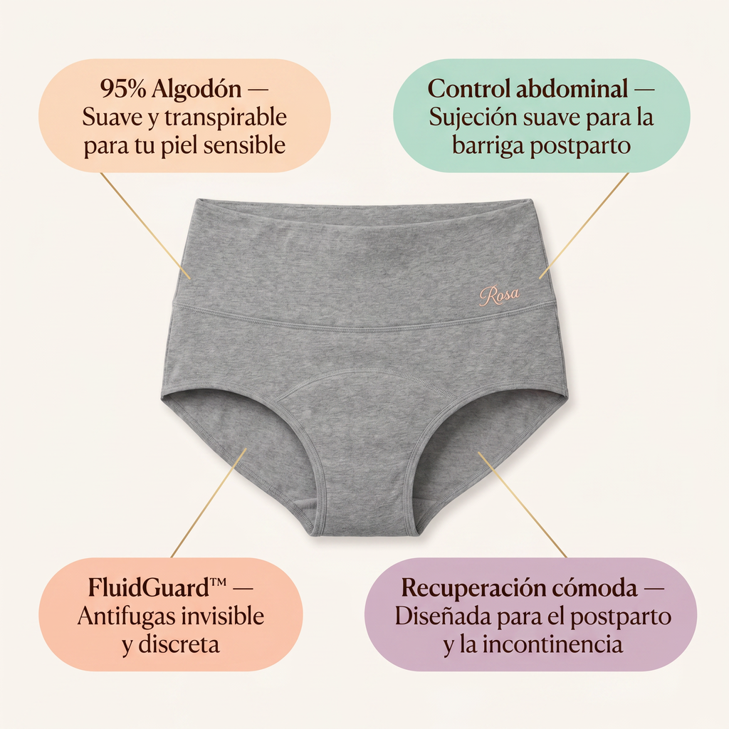 Rosa's Mamá — Kit Antifugas Postparto (Pack de 5)