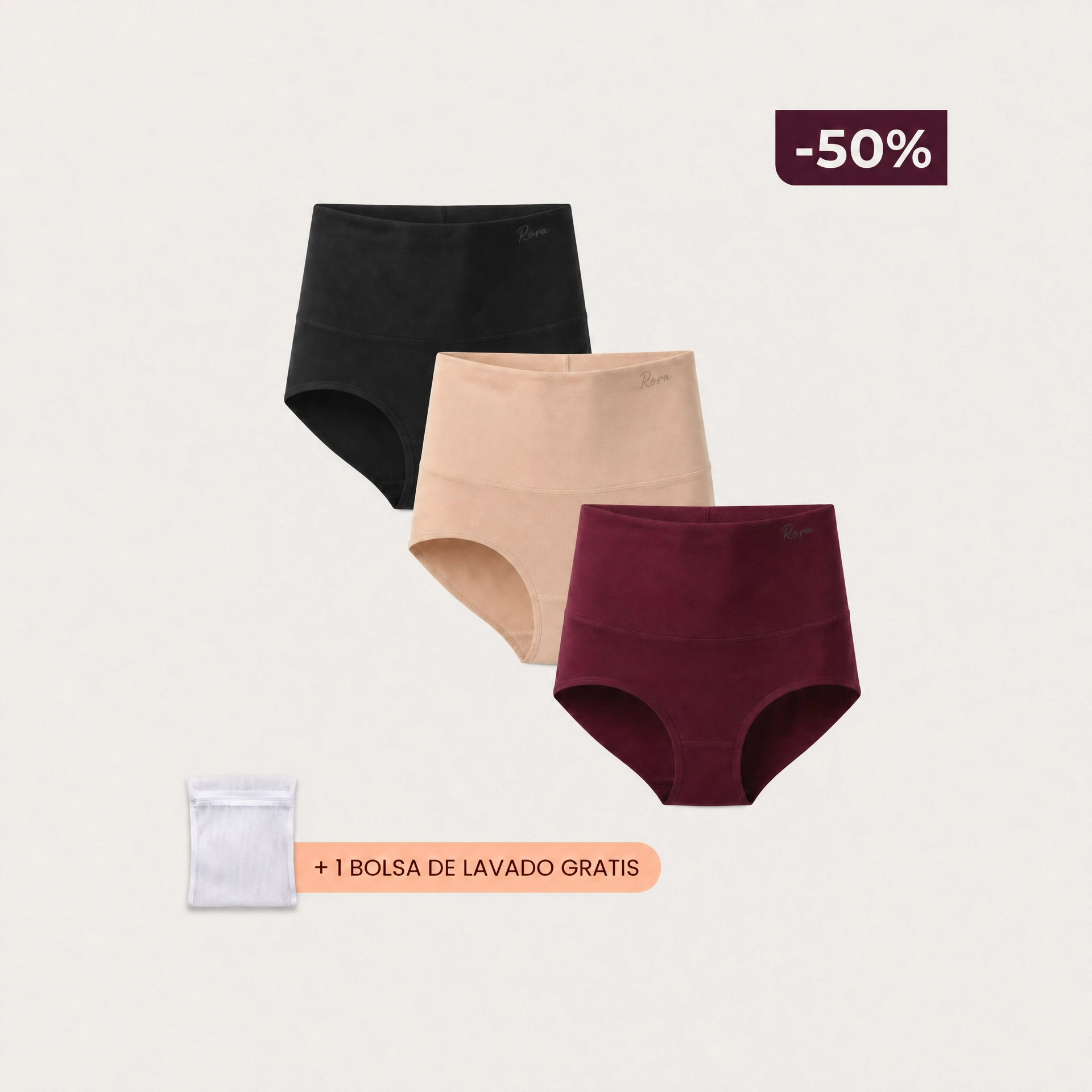 Rosa's Mamá — Kit Antifugas Postparto (Pack de 3)
