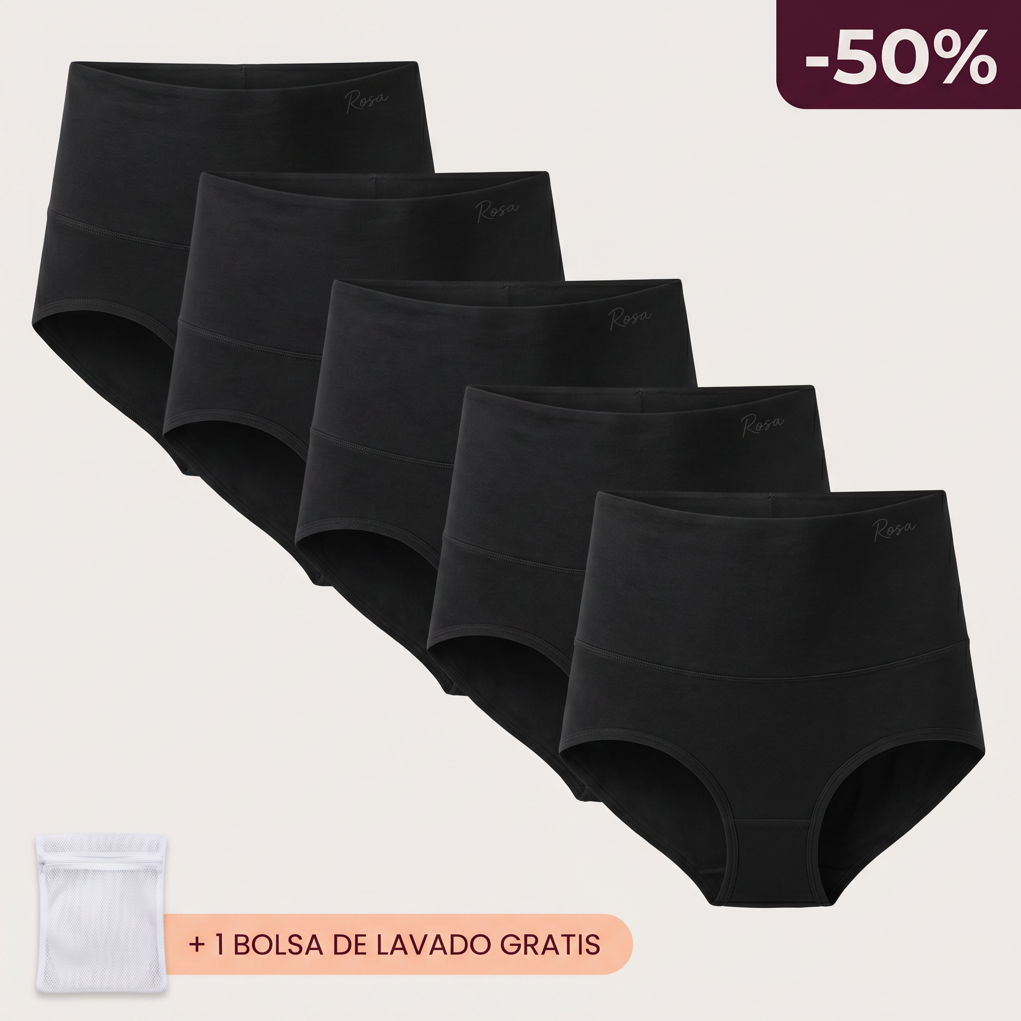 Rosa's Mamá — Kit Antifugas Postparto (Pack de 5)