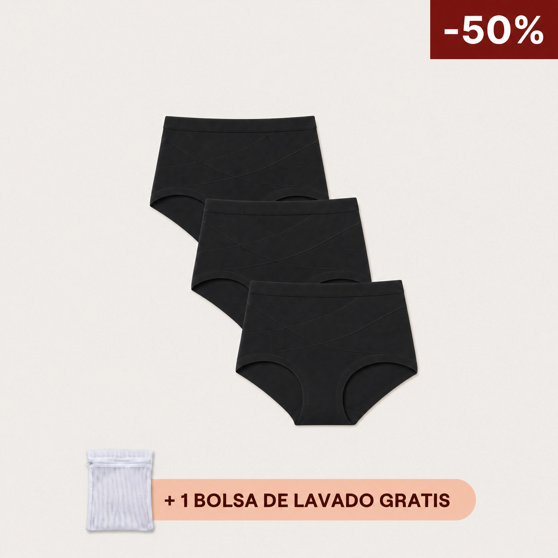 Rosa's Reductora — Braga Antifugas Moldeadora (Pack 3)