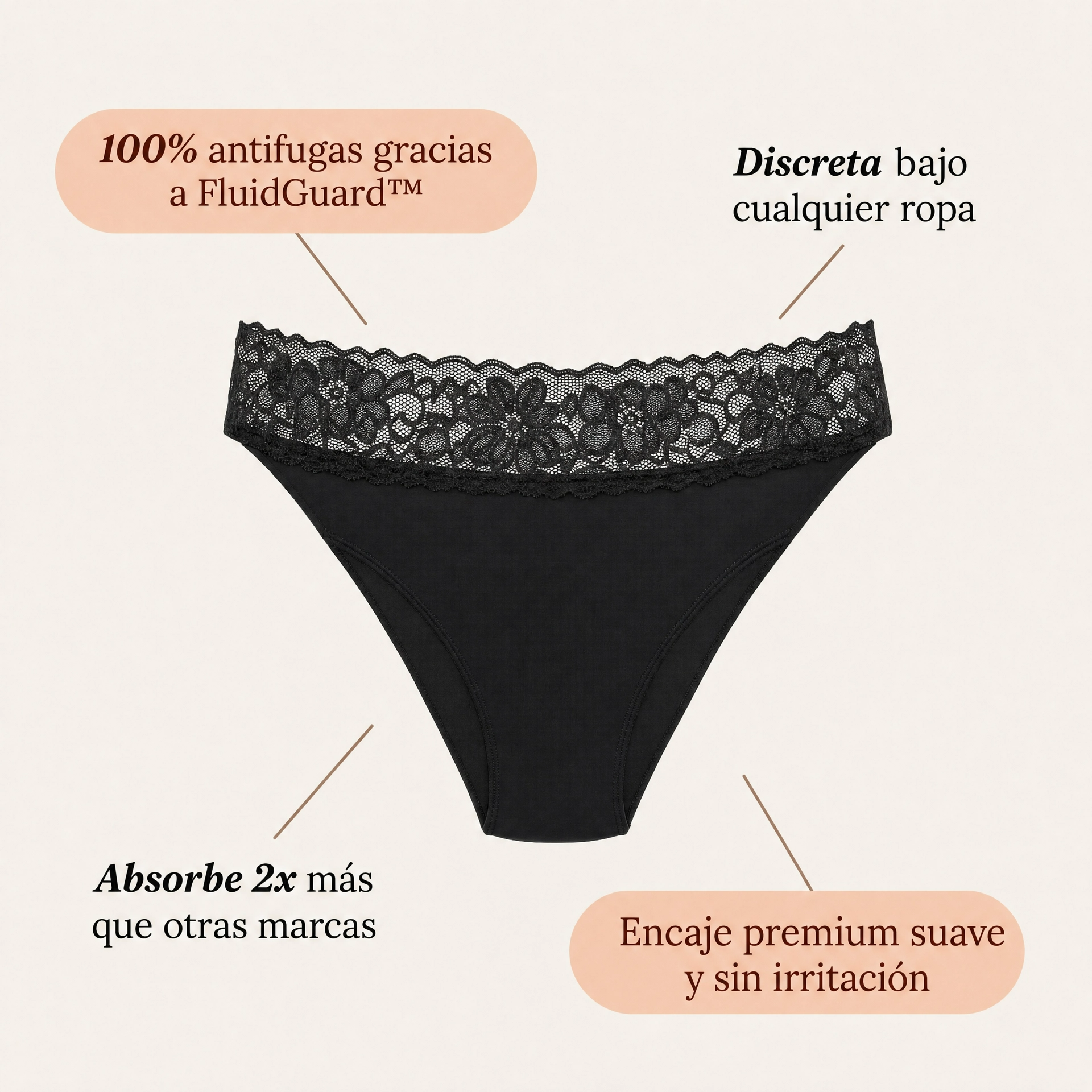 Rosa's Tanga — Tanga Antifugas (Pack 5)