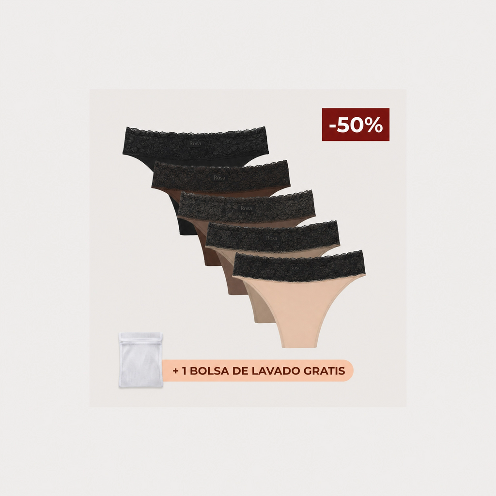 Rosa's Tanga — Tanga Antifugas (Pack 5)