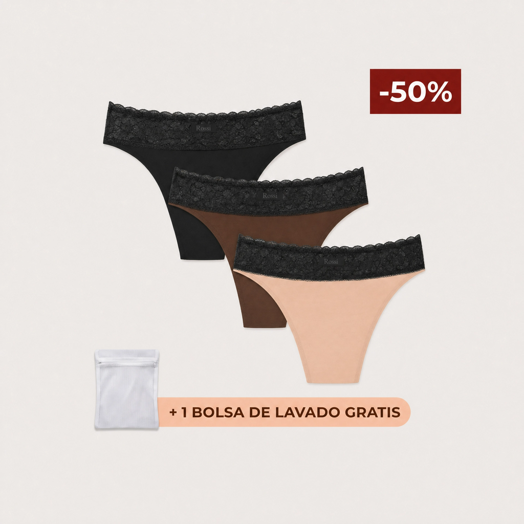Rosa's Tanga — Tanga Antifugas (Pack 3)